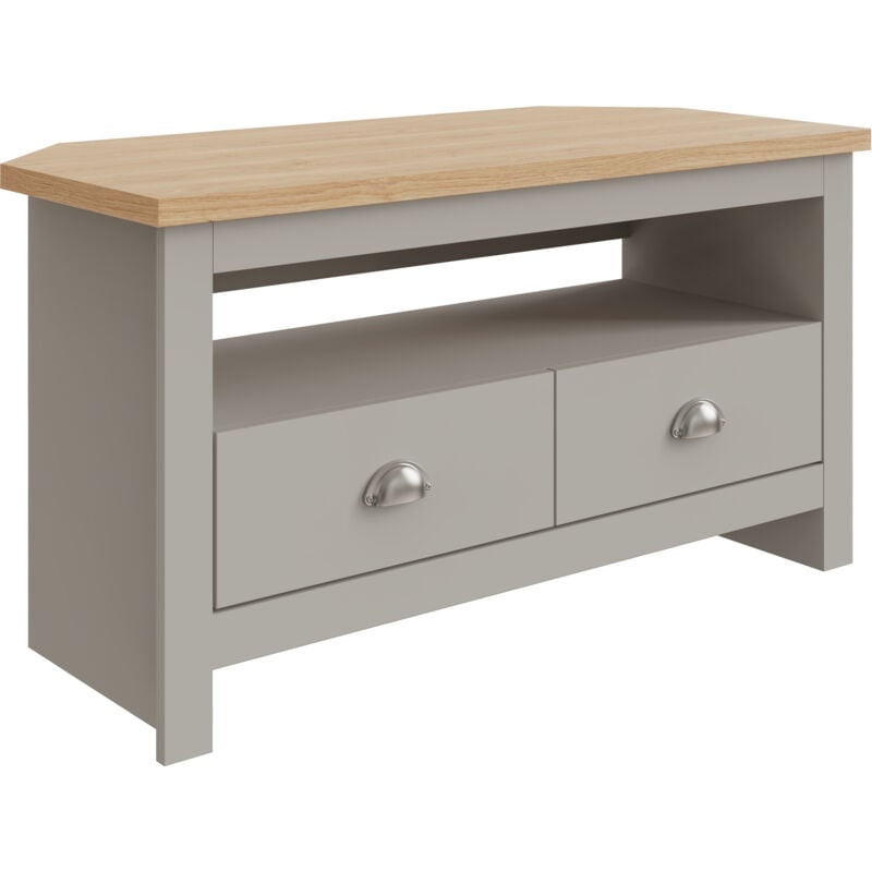 GFW - Lancaster Corner tv Unit Grey