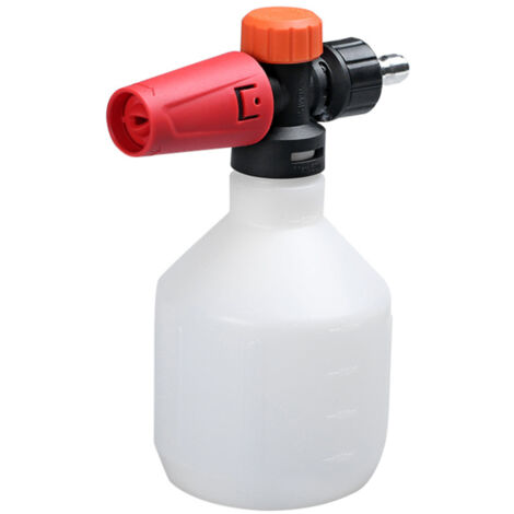 MSBD Lance à mousse pour nettoyeur haute pression, distributeur bouteille, connecteur rapide 1/4'', 500 ml