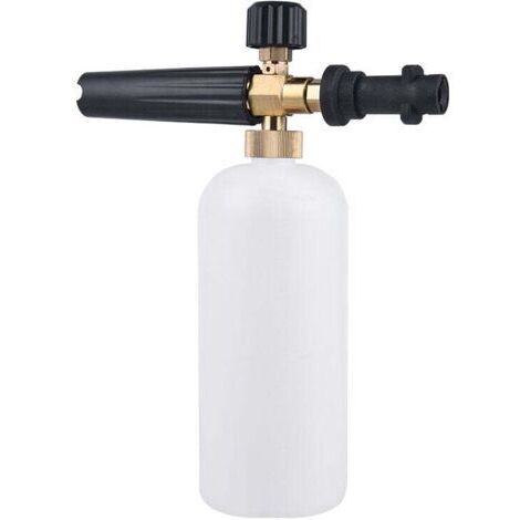 Lance à mousse UlisemFoam compatible avec Kärcher K2, K3, K4, K5, K6 et K7, pistolet à mousse 1 L avec buse réglable, accessoires pour nettoyeur haute pression de lavage de voiture