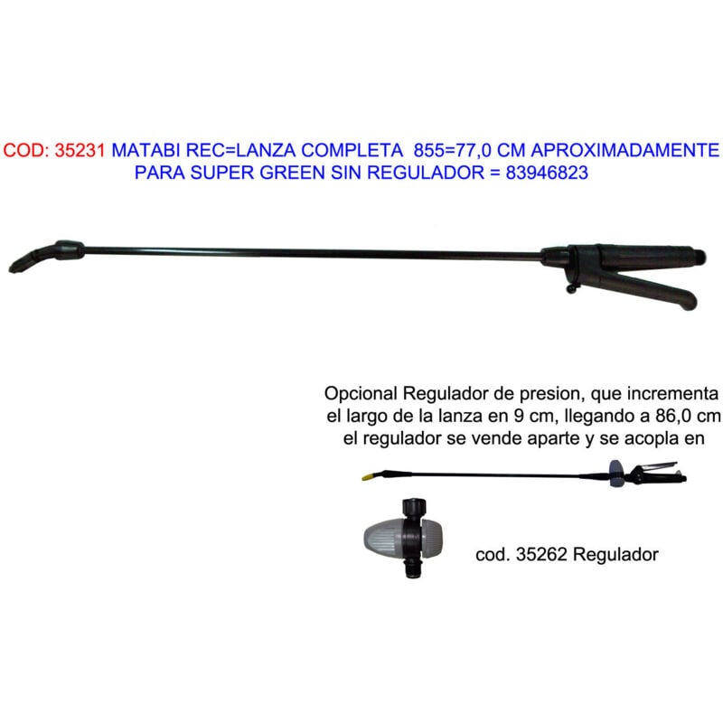 Matabi - reclanza comp. 88577.0CM sans régulateur s/vert 83946823