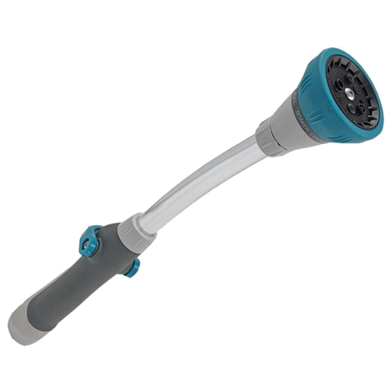 Lifcausal - Lance d'arrosage de 15 pouces, buse de tuyau d'arrosage à connexion rapide, 8 modes d'arrosage, poignée ergonomique, facile à mettre et à