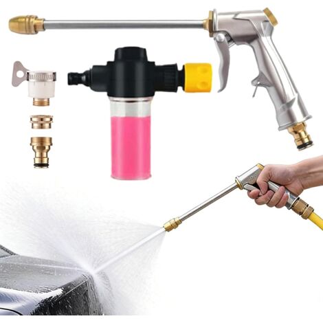 Lance d'arrosage Haute Pression,Pulvérisateur Auto Compact à Jets réglables - Nettoyeur Haute Pression pour Voiture  pour Le de la Maison et