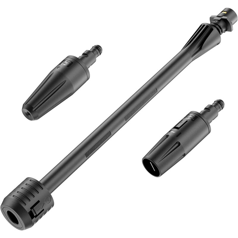 Lance de Nettoyeur Haute Pression pour Karcher K2 K3 K4 K5 K6 K7, Lance Dirt Blaster Double Fonction, 2 Buses de Rechange Accessoire pour Nettoyeur