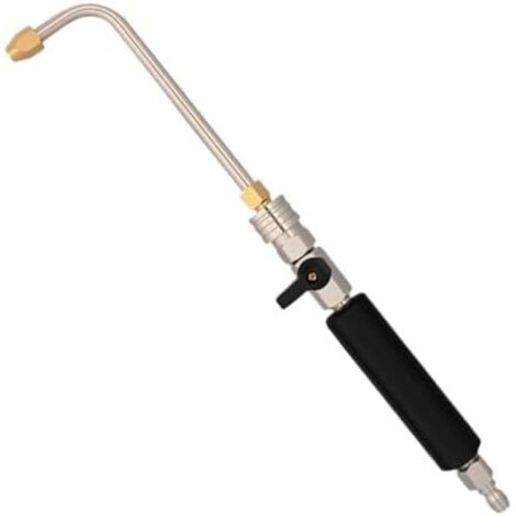 Lance De Pression Pour Tuyau D'Arrosage Nettoyage Robuste,Pulvérisateur Portable Multifonction pour de Gouttières, Terrasses, Clôtures, Allées, Vitres et Lavage 1/4 Insert Rapide -