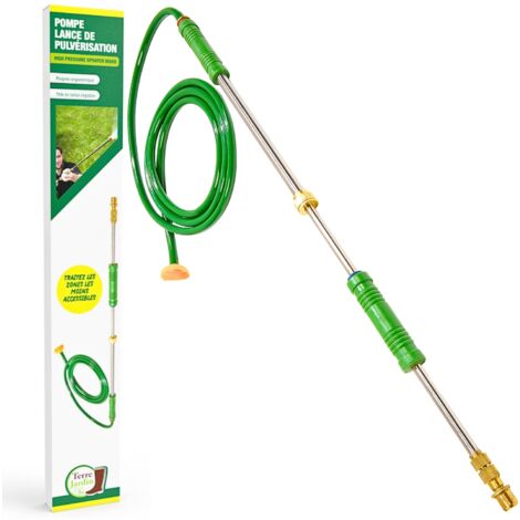 Lance de pulvérisation avec pompe à main Vert 86 cm