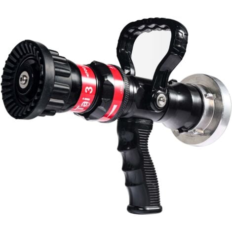 Lance d’incendie polyvalent Storz C 150/200/350/450 l/min Réglage continu THW Pompier Chantier