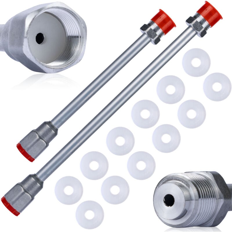 Rosfix Pistola per verniciatura Lancia 30cm + Pistola per verniciatura Lancia 50cm + 10X Guarnizione 7/8''