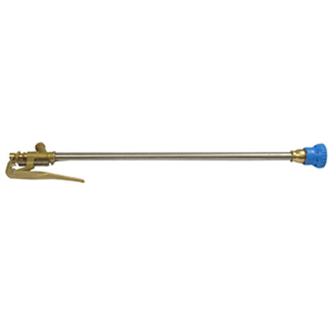 lance réglable à levier avec buse inox. l: 60 cm
