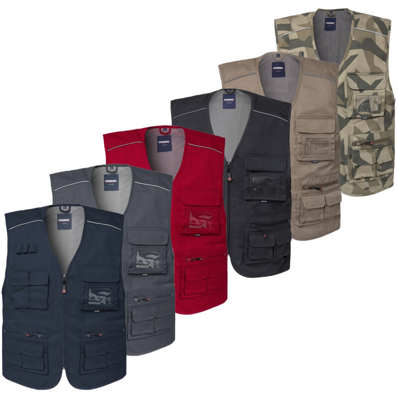 Gilet de travail multi-poches Rossini Florida - L - Noir