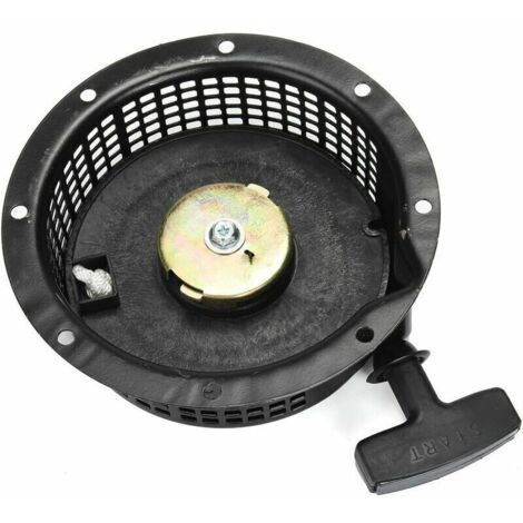 Lanceur à rappel pour moteur Robin Subaru EY28 – Compatible générateur – Plastique noir – Poignée ergonomique – 1 pièce