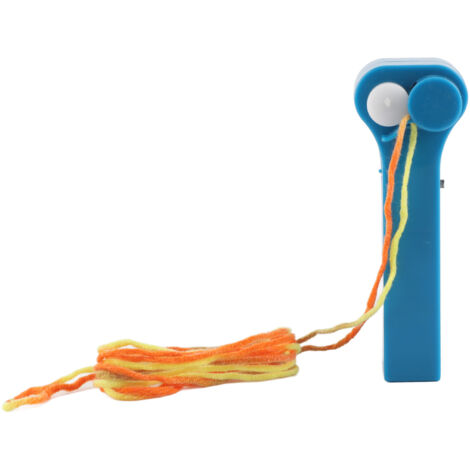 Lanceur de Corde Électrique Compact et Coloré pour Chat, Enfants et Adultes - Jouet Extérieur Bleu Foncé