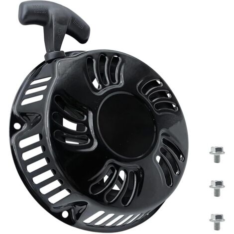 Lanceur de Démarrage pour Predator 420cc Honda GX340 GX390 11-13HP Générateur 6500-9500W Champion Duromax Loncin Recoil Starter Noir