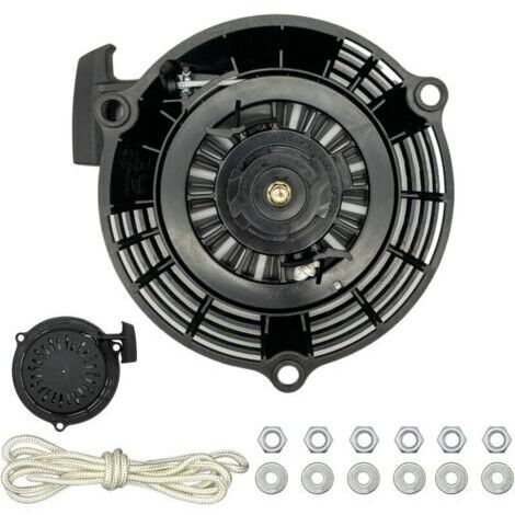 Lanceur Démarreur à traction pour Honda GCV135, GCV160, GCV190, 28400-Z0L-V20ZA Démarreur noir pour tondeuse à gazon GCV 160 Wahser