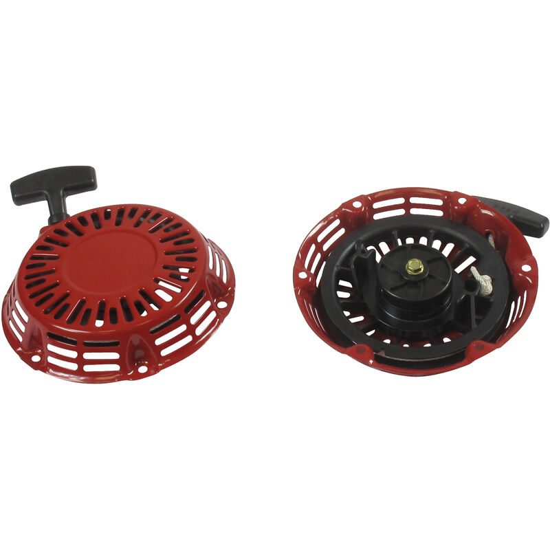 Lanceur complet adaptable HONDA à 2 cliquets métalliques pour moteur GX160. Remplace origine: 28400-ZH8023YA, 28400-ZH8033YA.