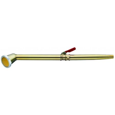 Lancia in ottone Giapponese Kikuwa per irrigazione con rubinetto per piante e bonsai, 580 mm