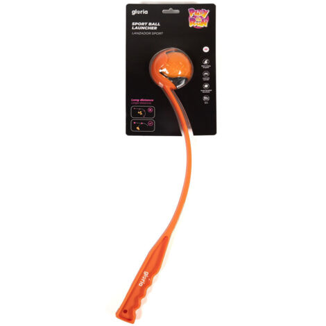 Lancia Palline per Cani Gloria Arancio polipropilene TPR M