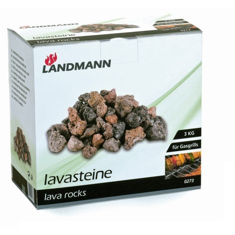 main image of "Landmann 0273 3Kg Lava Rock Pack Gas Barbecues Replacement BBQ Camping"