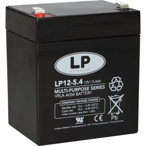 Landport Bleiakku 12V 5,4Ah AGM Batterie NSA LP12-5,4 T2