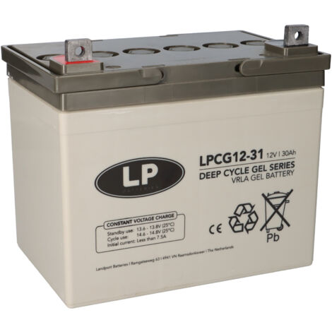 Landport LPCG12-31 VRLA GEL Akku 12V 30Ah wartungsfrei
