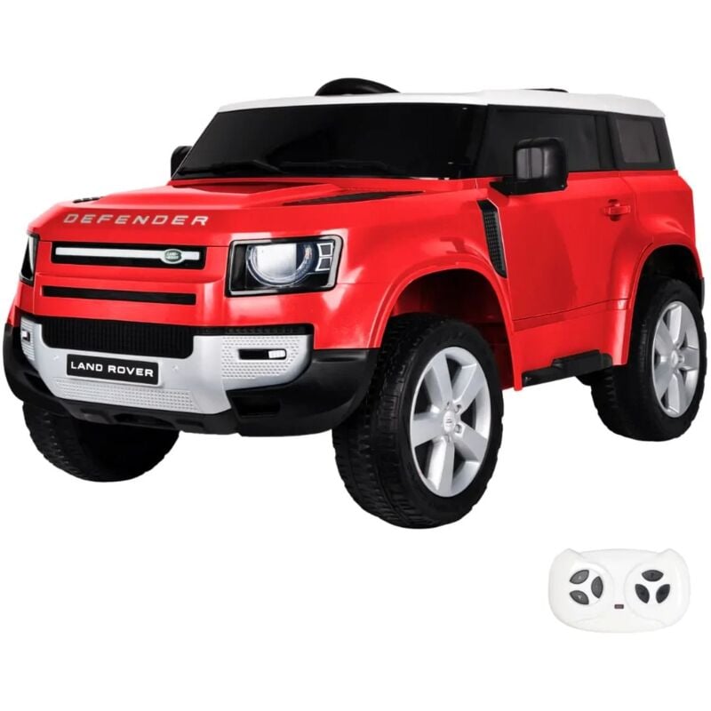 Berghoff - Land Rover Defender - Voiture Electrique pour Enfants - 12V - 1 à 6 ans - Rouge