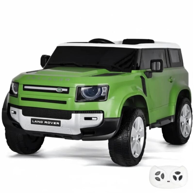 Berghoff - Land Rover Defender - Voiture Electrique pour Enfants - 12V - 1 à 6 ans - Vert