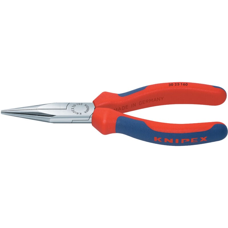 Image of Knipex - 30 25 140 Langbeckzange mit Mehrko.-Hülle verchromt 140 mm