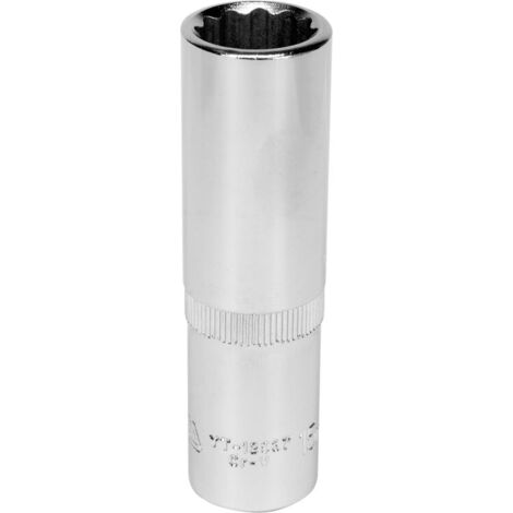 Lange 15 mm Stecknuss 1/2" 12-kant CrV