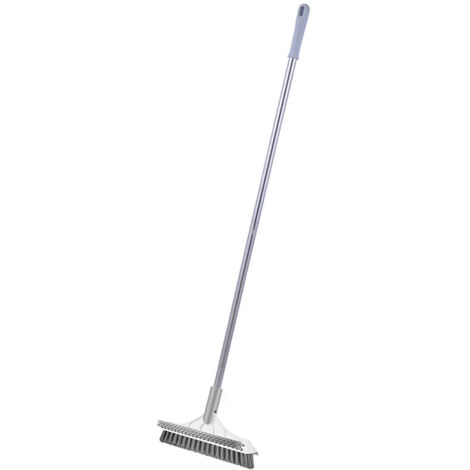 Lange ABS-Mehrzweck-Reinigungsbürste mit rotierendem Abzieher, 112 cm PVC, für Böden, Wände und Fliesen