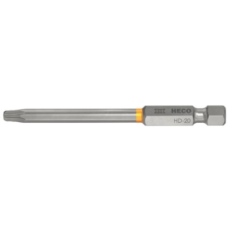 Lange Bits HECO-Drive HD-20 Code Orange - Packung mit 3 Stück - 57101