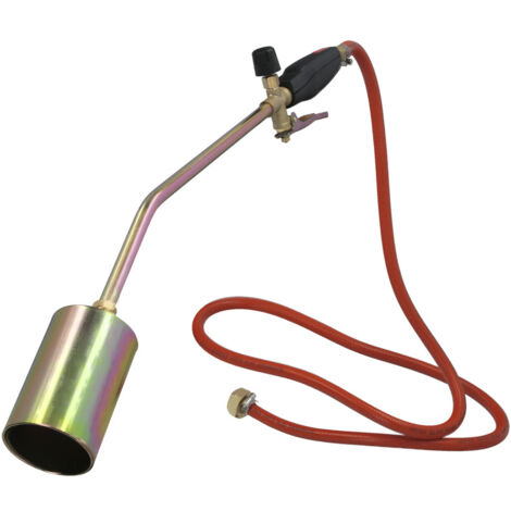 Lange Fackel mit Hebel Ø6x58cm mit flexiblem Schlauch
