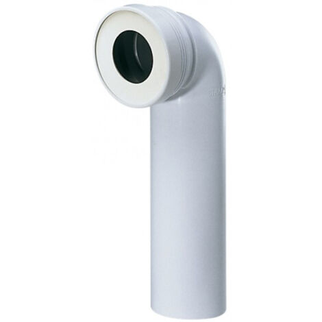 Lange gebogene WC-Spülrohr Ø100