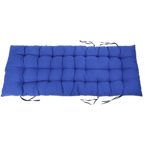 Lange Sitzmatratze für klappbare Rattan-Gartenstühle, Entspannungs-Sitzkissen 48x170x8cm