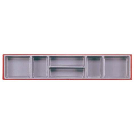Langes Tablett, 6 Fächer  Tengtools TTX01