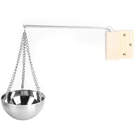 Langlebige Sauna-Kräuterschale, Stahl-Saunaschale, Sauna-Aromaschale, Tasse, Schale für ätherische Öle, Saunaraum-Zubehör