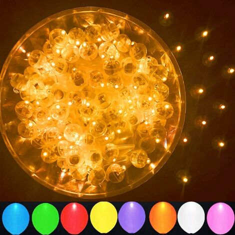 100 pcs LED lampe à ballon durable lumière de ballon pour l'anniversaire Hallowe 