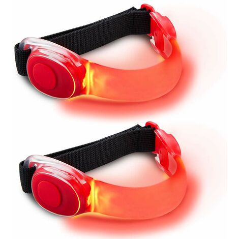 LED Armband Leuchtende Sport Armband Elastisch Armreifen Sicherheitslicht
