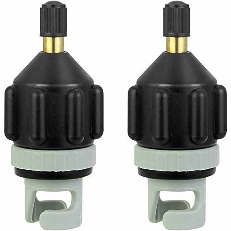 

2Pcs Sup Pump Compresor Válvula Adaptador de bomba Barco inflable Stand up Paddle, para inflables Bomba de kayak Bomba eléctrica de pie