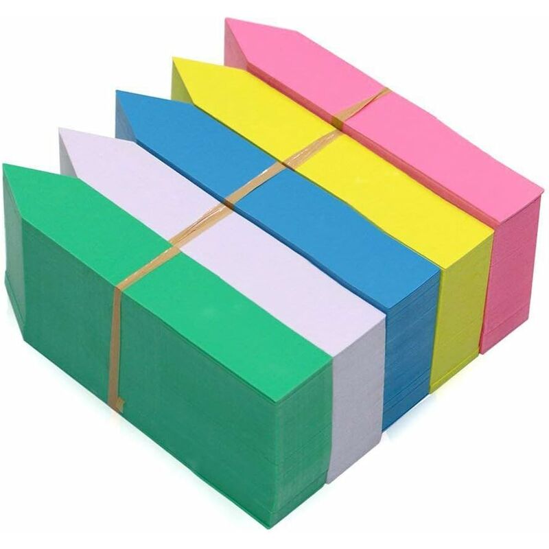 

500 piezas multicolor impermeable plástico semillas de plantas etiquetas marcadores estacas etiquetas reutilizables para macetas para plantas