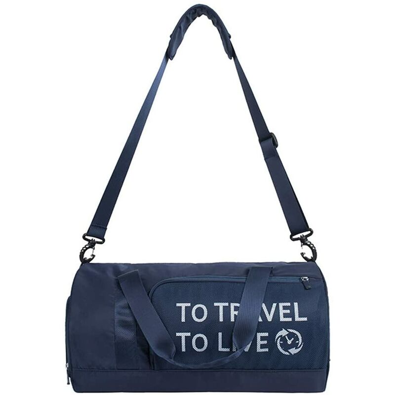 

Bolsa de deporte, pequeña bolsa de viaje, impermeable para mujeres, niñas, mujeres, hombres con compartimento para zapatos Compartimento húmedo para