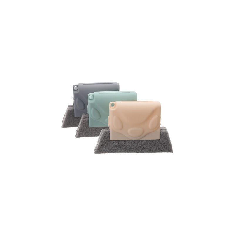 

Cepillo de limpieza creativo para ranuras de ventanas, 3 piezas, cepillo de limpieza de ventanas para limpieza rápida de ventanas, todos los rincones
