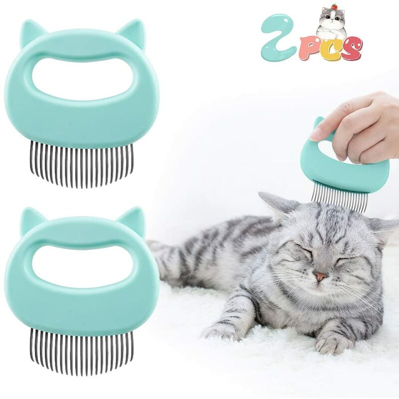 

Cepillo para gatos, Peine para gatos, Peine de masaje para gatos, Cepillo para perros, Peine para mascotas y Cepillo de masaje para cabello corto y