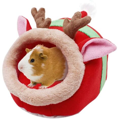 main image of "LangRay Chinchilla Hedgehog Guinea Pig Bed Accessories Cage Toys Bearded Dragon House Hamster Supplies Habitat Ferret Rat #5-L"
