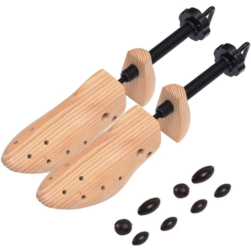 Langray - inlife Embauchoirs Pointure 36-40 Bois de pin massif - Brun