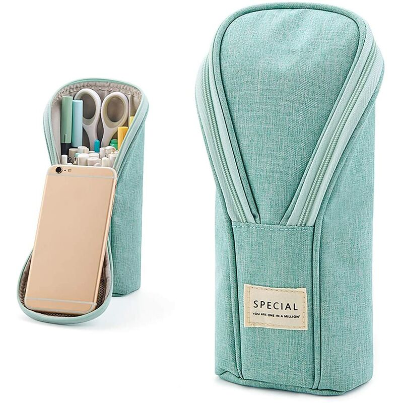 

Estuche para lápices para niñas, estuches para adolescentes, estuches para lápices duraderos con estuche con cremallera, estuche para lápices con