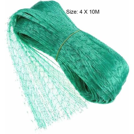 LangRay Filet Anti-Oiseaux, 4x10M Filet Jardin Anti Oiseaux, Filet Anti Oiseaux Nylon Filet de Protection Protéger Les Plantes, Les Fleurs et Les légumes