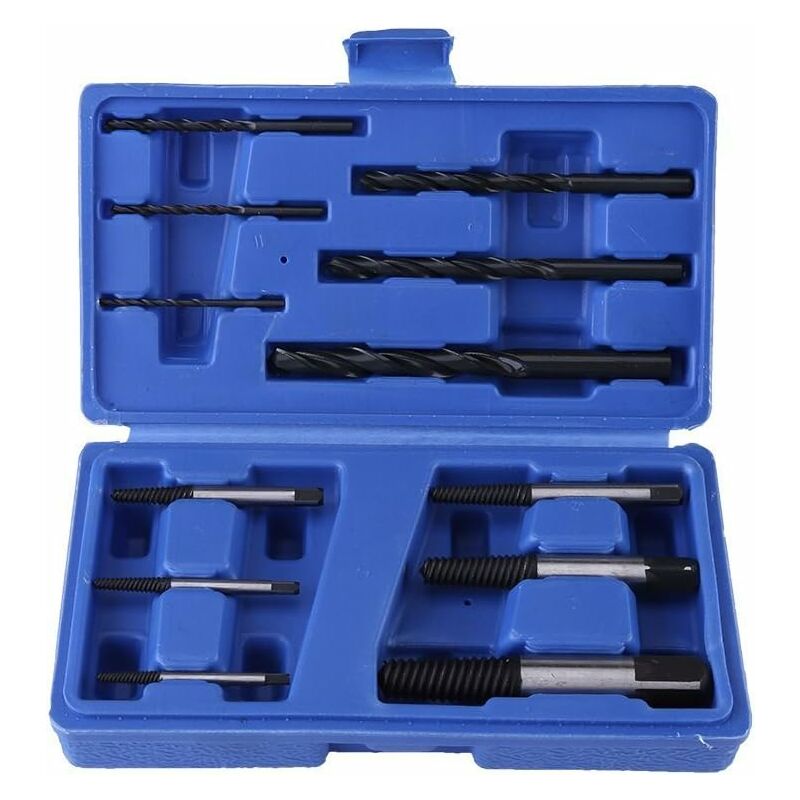 

Juego de 12 piezas de tornillos rotos dañados, espárragos, extractores de pernos de 4 mm a 25 mm con brocas - Langray