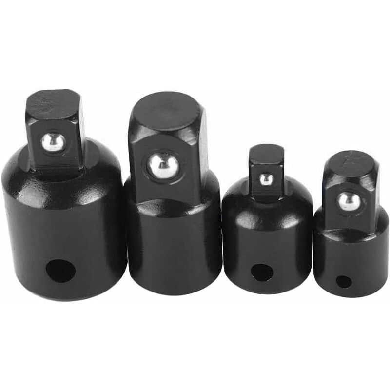 

Juego de 4 adaptadores de trinquete de aumento y reducción, adaptadores reductores para enchufes y puntas, 1/2 ', 1/4', 3/8 ', almohada - Langray