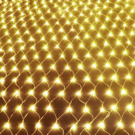 LangRay lumières Festival Lanterne Solaire, LED Filets de pêche au Filet Lampe lumières, éclairage ambiant extérieur imperméable à l'eau, terrasse extérieure, Car la Rue 3 x 2 m