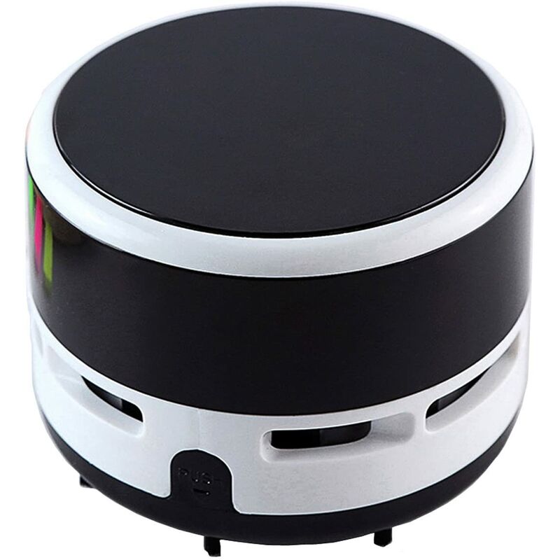 

Mini aspiradora / barredora de polvo de escritorio inalámbrica portátil para teclado de oficina en casa, aspiradora robot negra - Langray