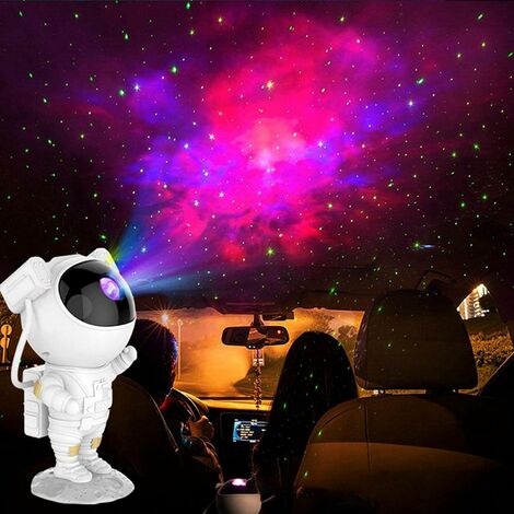Lámpara de proyector de estrellas, proyector de cielo estelar 32 modos 10  planetas, luz nocturna recargable
